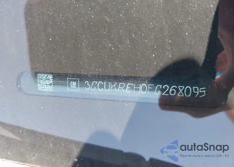 2015 Chevrolet Silverado 1500 1Lt z USA, uszkodzony, nr VIN 3GCUKREH0FG268095